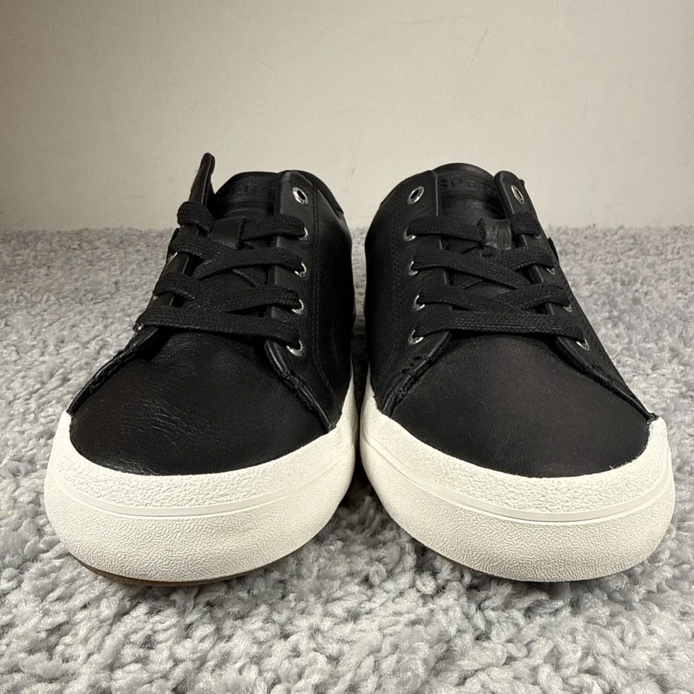 Sperry Sandy LTT Leather STS89204 Black Women's 7.5 New In Box
